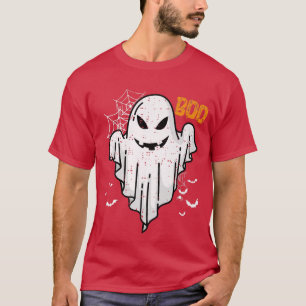Camiseta Boo Engraçado Boo Ghost Bats Trick Ou Treine Hallo