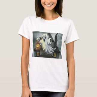 Camiseta Boo fantasma branco das bruxas