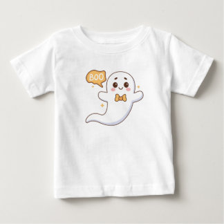 Camiseta boo fantasma fofo feliz Halloween