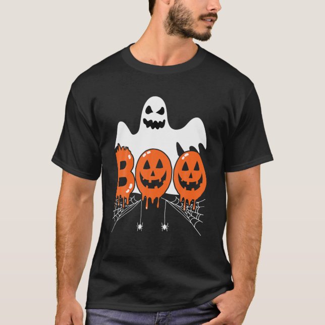 Camiseta Boo - Fantasma Spooky (Frente)