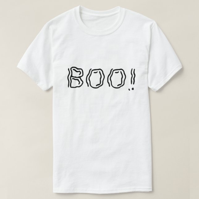 Camiseta Boo Fantástico! (Frente do Design)