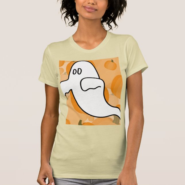 Camiseta Boo Feliz Dia das Bruxas (Frente)