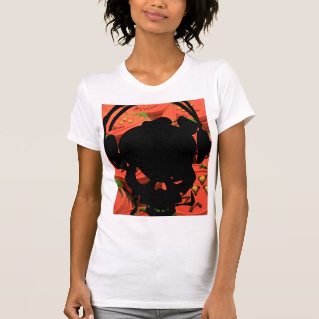 Camiseta Boo Feliz Dia das Bruxas (Frente)