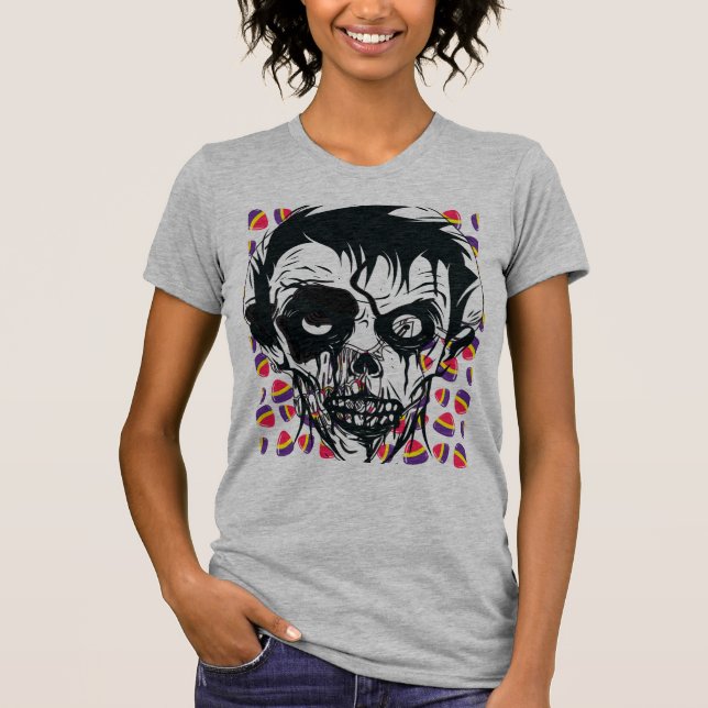 Camiseta Boo Feliz Dia das Bruxas (Frente)