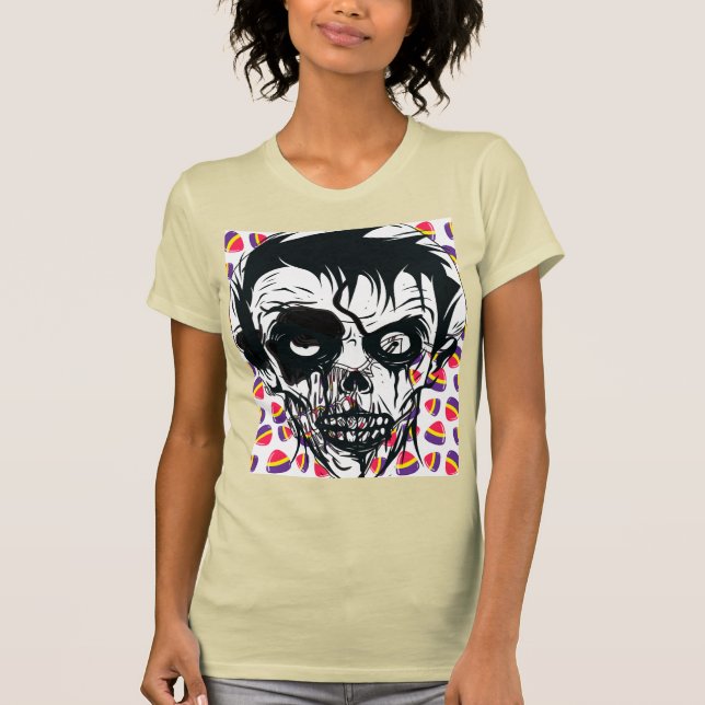Camiseta Boo Feliz Dia das Bruxas (Frente)