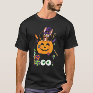Camiseta Boo Feliz Halloween Truque ou Tratamento Fofo Wels