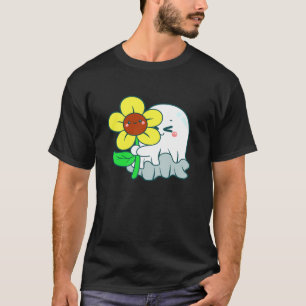 Camiseta Boo Flower Birthday Girl Twin Coquette Heart Arco