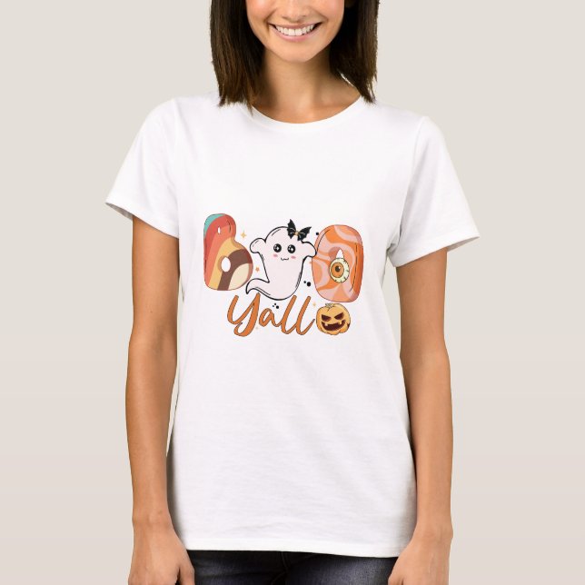 Camiseta Boo galera de Halloween (Frente)