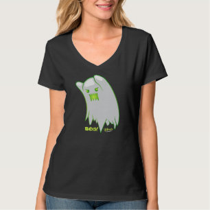 Camiseta Boo Ghost Bats Spider No Dia das Bruxas