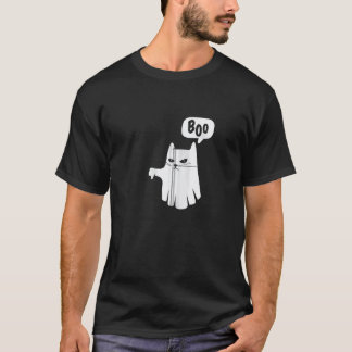 Camiseta Boo Ghost Cat desaprova desaprovação Halloween 202