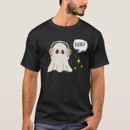 Camiseta Boo Ghost Musical Halloween
