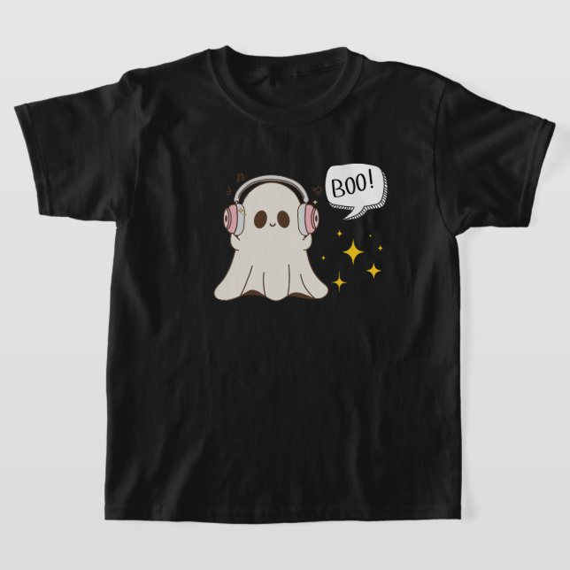 Camiseta Boo Ghost Musical Halloween (Postura )