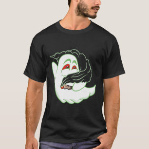 Camiseta Boo Ghost Smoking Weed ThHappy Halloweed
