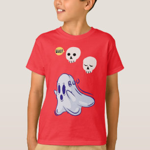 Camiseta Boo Ghost UK 31 Spooky USA Skull Outubro Halloween