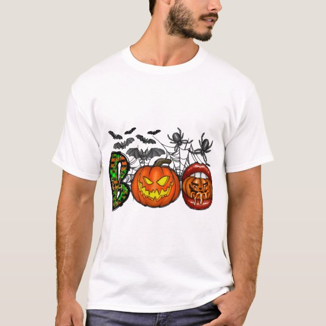Camiseta Boo Halloween (Frente)