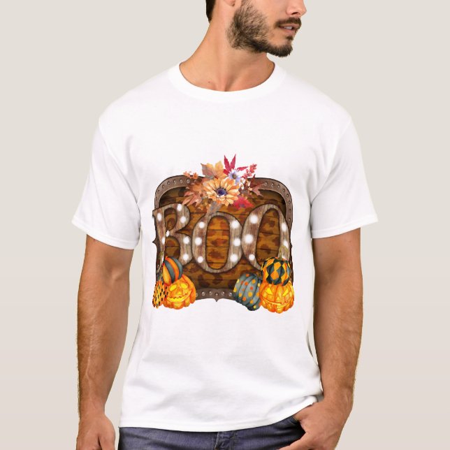 Camiseta Boo Halloween (Frente)