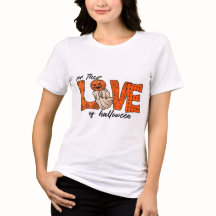 Camiseta Boo Halloween com tema de amor