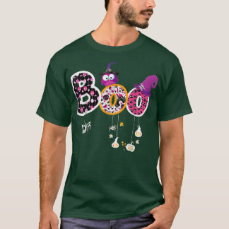 Camiseta Boo Halloween Costume Spiders Ghosts Pumkin & Witc