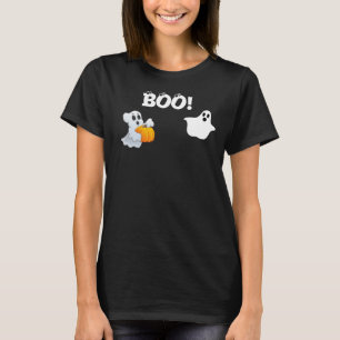 Camiseta Boo Halloween feminino
