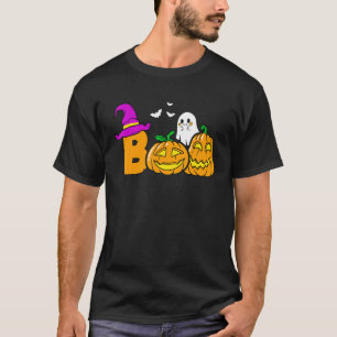 Camiseta Boo Halloween Pumpkin Carnaval de Halloween 3