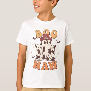 Camiseta Boo Halloween Trick Ou Treat Spooky Season Gho