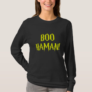Camiseta Boo Haman! Feliz Purim Rainha de Figurino de Últim
