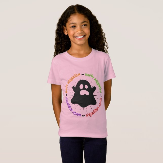 Camiseta Boo!! Happy Halloween!! (Frente Completa)
