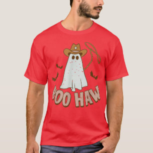 Camiseta Boo Haw Western Funny Ghost Halloween Retro