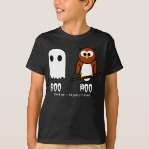 Camiseta Boo Hoo Ghost and Owl