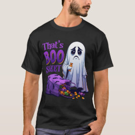 Camiseta Boo-Hoo-Lloween Isso é Folha de Boo