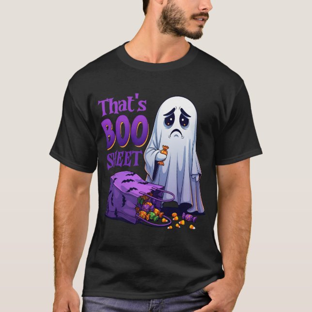 Camiseta Boo-Hoo-Lloween Isso é Folha de Boo (Frente)