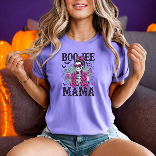 Camiseta Boo-Jee Mama Skeleton na Design de Halloween cor-d