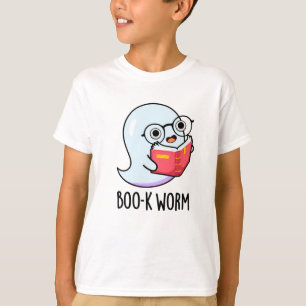 Camiseta Boo-k Worm Cute Halloween Bookworm Ghost Pun