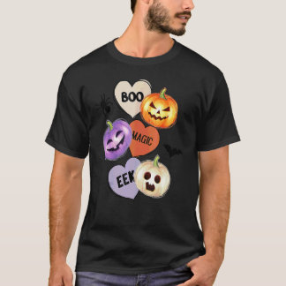 Camiseta Boo Magia Abóbora Temporada Fofo Outono Dia das Br