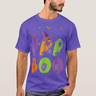 Camiseta Boo Mãos Símbolo Americano Orgulho ASL Hallowe