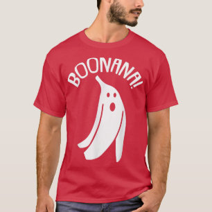 Camiseta Boo-nana preguiçoso Figurino Engraçado Fantasma Ba