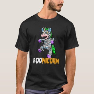 Camiseta Boo Nicorn Halloween Mulheres Assustadas Loucas