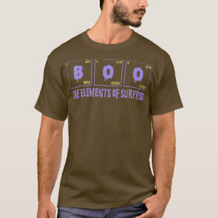 Camiseta Boo Os Elementos Da Surpresa Dia de as Bruxas engr