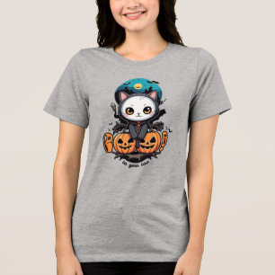 Camiseta Boo para você também Gatos de Gato Bonito e Pump