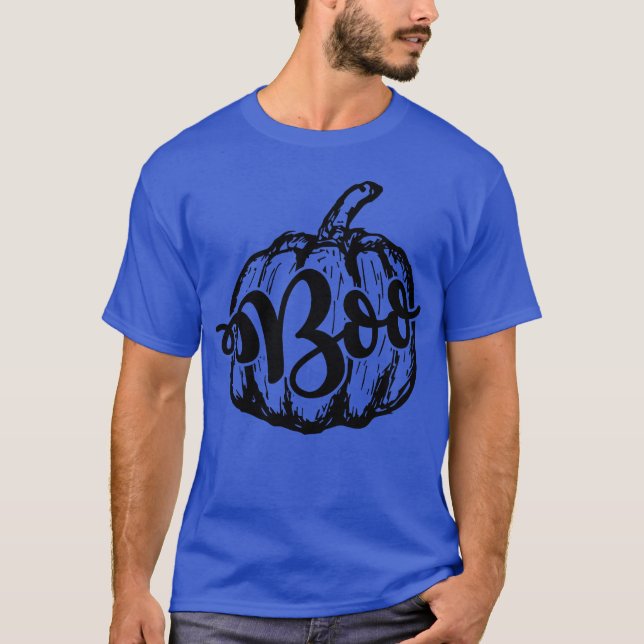 Camiseta Boo Pumpkin Halloween (Frente)