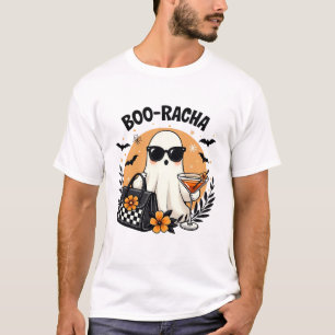 Camiseta Boo-racha Dia de as Bruxas engraçado Ghost Boo Jee