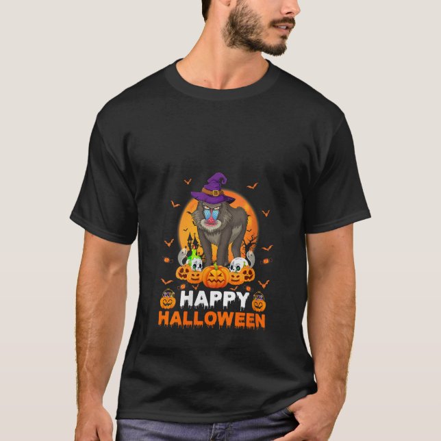 Camiseta Boo Sheet Assustador Fantasma Pumpkin Moon Witold  (Frente)