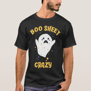 Camiseta Boo Sheet Louco Bebê Fantasma Halloween