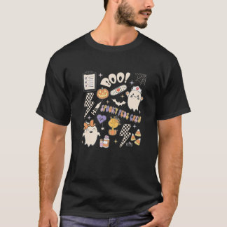 Camiseta Boo Spooky Crew Halloween Doddles Ghosts Pediste