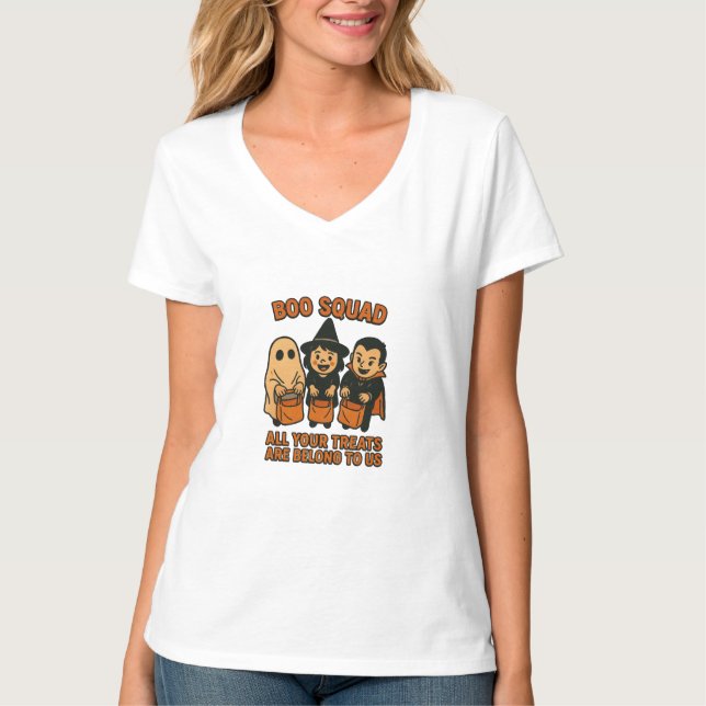 Camiseta Boo Squad – All Your Treats Are Belong To Us (Frente)