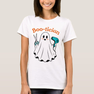 Camiseta Boo-tician Funge Hairstyle Halloween Fantasma