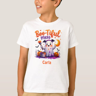 Camiseta Boo-Tiful Mess Halloween Ghost