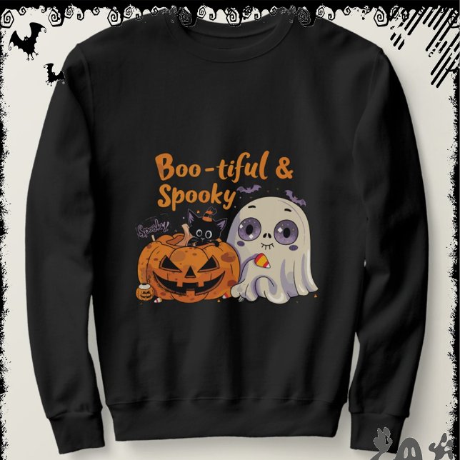 Camiseta Boo-tiful & Spooky | ExDesigner | Halloween (Criador carregado)