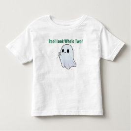 Camiseta Boo, Who's Two, Ghost & Stardust Birthday