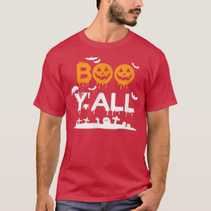 Camiseta Boo Y Pumpkin Ghosts Scary Witch Engraçado Hallowe